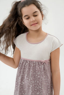 Ночная сорочка детская из кулирки Ярославна бабочка - Амадэль фото 8