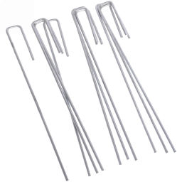 Цена за 3 шт. Скоба Г-образная для крепления укрывного материала и пленки h-20см (1ком=10шт)