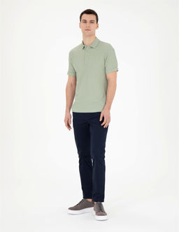Lacivert Slim Fit Kanvas Pantolon - Pierre cardin фото 3