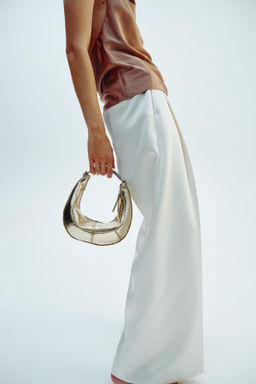 OVAL BAG WITH METAL STRAP - Zara фото 14