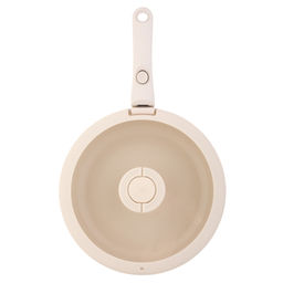 Набор посуды для приготовления со съемной ручкой smart ceramic, 7 предметов, цвета топленого молокатермо