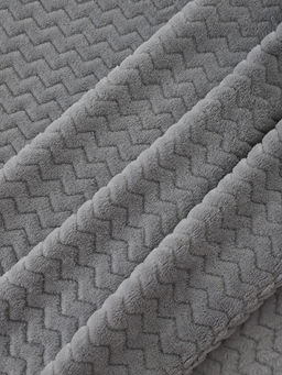 Плед Велсофт Роял Плюш Светло-Серый 200х220 - Амавес-текстиль фото 4