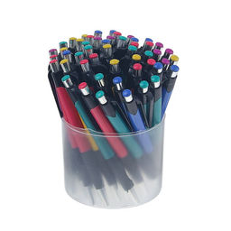 Цена за 12 шт. Ручка шариковая Calligrata, автоматическая, 0.5 мм, с резиновым держателем, стержень синий, МИКС  фото 5