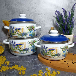 Набор из 3 предметов №02 "Горная лаванда" белосн. 6КА021М