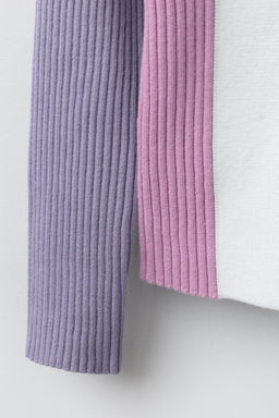 COLOUR BLOCK KNIT JUMPER SKI COLLECTION - Zara фото 8