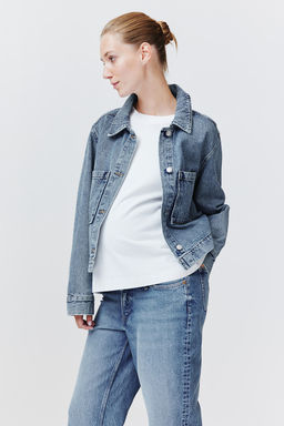 MAMA Before & After Straight Low Ankle Jeans - H&m фото 2