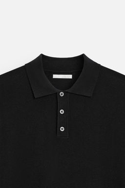 VISCOSE BLEND KNIT POLO SHIRT - Zara фото 24