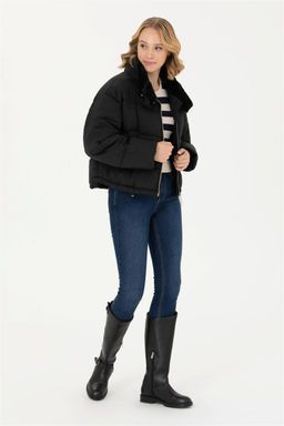 U. S. Polo Assn Женское черное пальто - U.s. polo assn фото 4