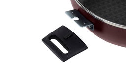 60692634 Сотейник 260мм, 2 ручки, стекл.крышка "Кружево"