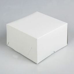 Цена за 5 шт. Упаковка для капкейков на 4 шт., без окна, белая 16×16×10 см