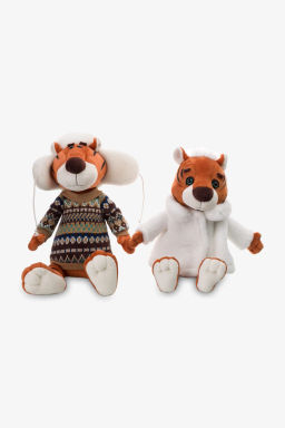 Maxi Toys / Мягкая игрушка 'Тигрица Ниночка в Белой Шубке' Luxury фото 3