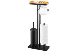 Подставка для туалетной бумаги и ершика 30*17*68,8 см Черная - Elan gallery фото 6