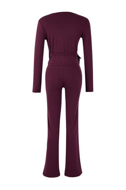 Murdum Kruvaze Kapama Vucuda Oturan Uzun Kollu Esnek Orme Alt-Ust Tak?m TWOAW26AU00029