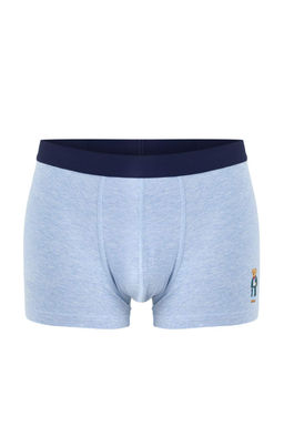 TRENDYOL MAN Cok Renkli 3lu Paket Ay? Bask?l?-Duz Esnek PamukluBoxer TMNSS25BX00008 - Trendyolmilla фото 7