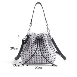 Женская сумка, нейлон, MIRONPAN 11235 Серебро  фото 2