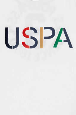 Erkek _ocuk Beyaz Bisiklet Yaka Ti__rt Sepette S_rpriz _ndirim - U.s. polo assn фото 4
