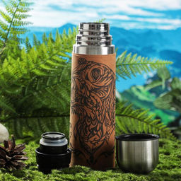 Подарочный набор «Охота - занятие храбрых»: термос 500 мл, кружка 2 шт. × 170 мл