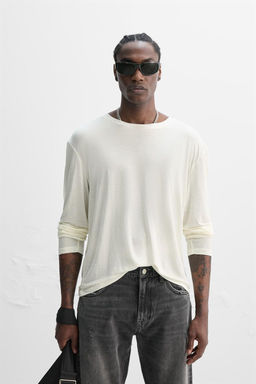 LIMITED EDITION LYOCELL T-SHIRT - Zara фото 10