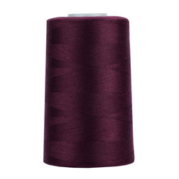 Нитки швейные 50/2 полиэстер 5000 ярд цв.184 бордовый MAX