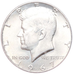 1/2 доллара (50 центов) 1967 года США