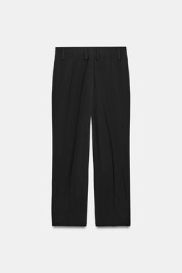 PANTAL?N RAYA PLANCHADA ZW COLLECTION / Negro - Zara фото 9