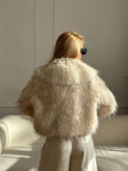 Шуба #КТ4011 (1), молочный - Dommod фото 9