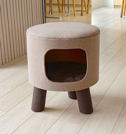 ВИА Домик "Adeline " с подушкой, бежевый, 42*42*h48см Я8166 99ред99 Я8166 Я8166