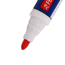 Цена за 10 шт. Маркер для магнитно-маркерной доски, круг, 2.8 мм, красный