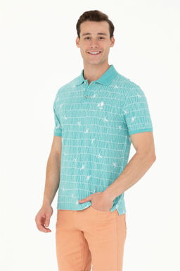 U. S. Polo Assn Мужская мятная футболка - U.s. polo assn фото 10