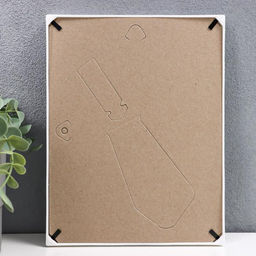 Фоторамка для фото 15×21 см Keep memories, Willow, белый, (пластиковый экран)