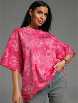 Ирбис футболка женская (зайцы)