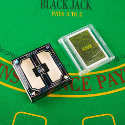 Карты игральные пластиковые Okkem 55 шт, 30 мкм, зеленая рубашка - Simaland фото 3