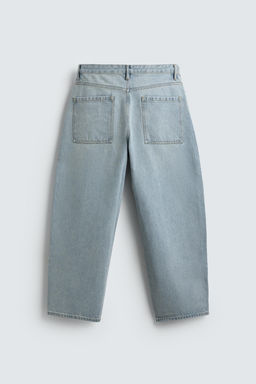 JEANS TAPERED WIDE FIT / Azul claro - Zara фото 8