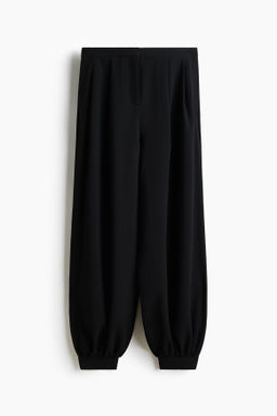 Pleated balloon trousers