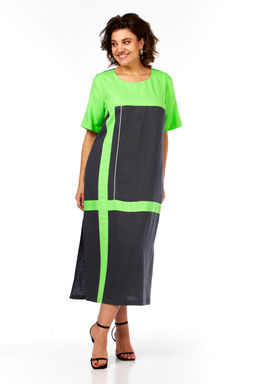 Платье Diamant 2076 зеленый  фото 5