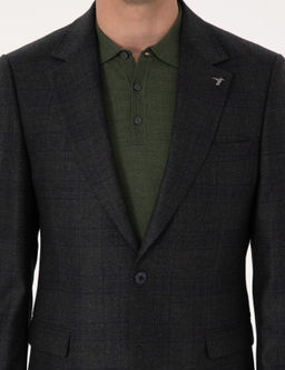 Ye_il Slim Fit Ceket