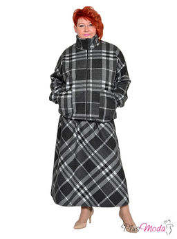 Жакет-парка Модель №1907 размеры 44-84 - Plusmoda фото 27