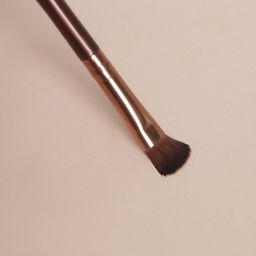 Цена за 4 шт. Кисть для макияжа Brush COFFEE, 13 (±1) см, коричневая