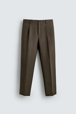 PANTAL?N REGULAR FIT 100% LANA / Vis?n - Zara фото 7