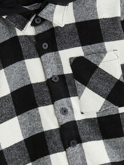 Kap??onlu Ekose Erkek ?ocuk G?mlek