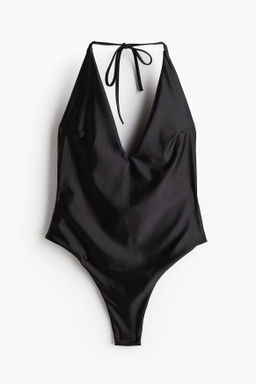 Traje de ba?o con escote halter