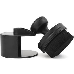 Nail Art Плоская мягкая кисть для макияжа с футляром, черный фото 9