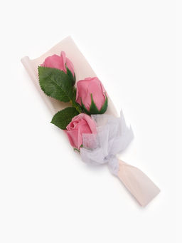 Букет из трех мыльных дымных роз в колбе. - SB BEAUTY фото 6