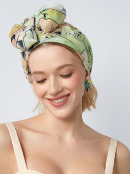 с котиками! Большой, мягкий, тонкий и очень нежный двусторонний палантин с рисунком - Tantino фото 3