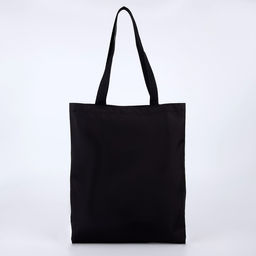 Сумка-шопер без молнии, без подкладки, цвет чёрный - Nazamok фото 3