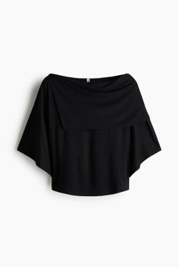 Cape-detail jersey top - H&m фото 4