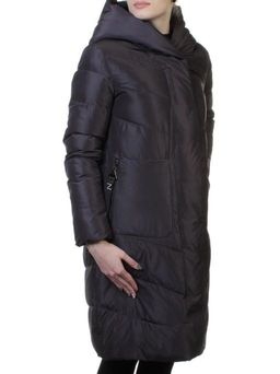 8033 DK. VIOLET Пальто женское зимнее (био-пух)