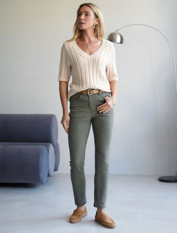 D39.349 Джемпер женский бежевый меланж