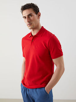 Polo Yaka K?sa Kollu Pike Erkek Ti??rt