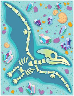 Набор Клевер АС 19-372 Раскопки. Птерозавр (декорирование)